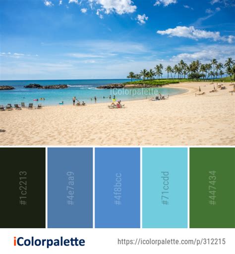 Color Palette Ideas From Beach Sea Sky Image Icolorpalette