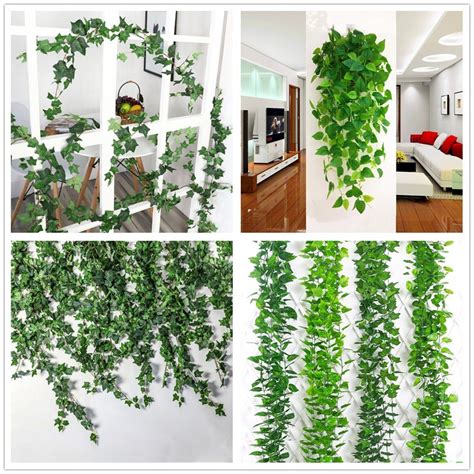 Maybe you would like to learn more about one of these? Artificial Hanging Green Plant Leaf Decoration Home Window ...