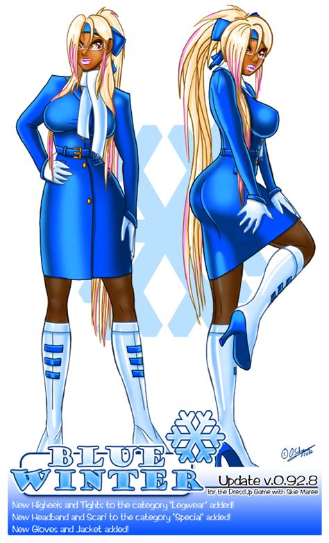 Blue Winter Dressup Game Update By Skie On Deviantart Dress Up Game
