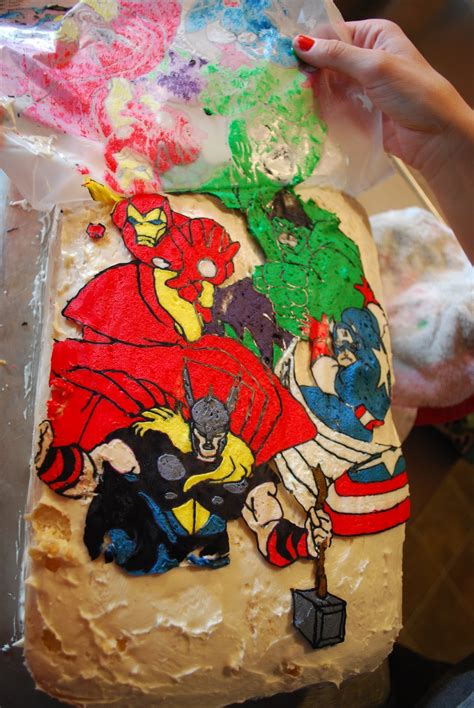 Avengers birthday cake ideas & designs. Sunshine and a Summer Breeze: Avengers Birthday Cake