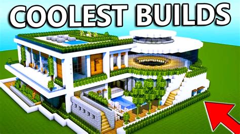Top 10 Coolest Things You Can Build In Minecraft - YouTube