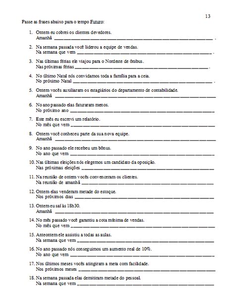 Atividades De Gramatica Para O 5 Ano