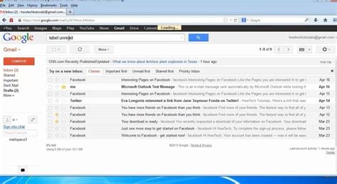 How To View The Unread Messages In Gmail Howtech