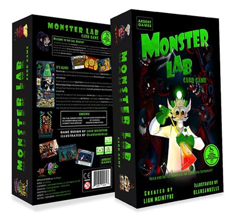monster lab card game make your own monsters creepbay
