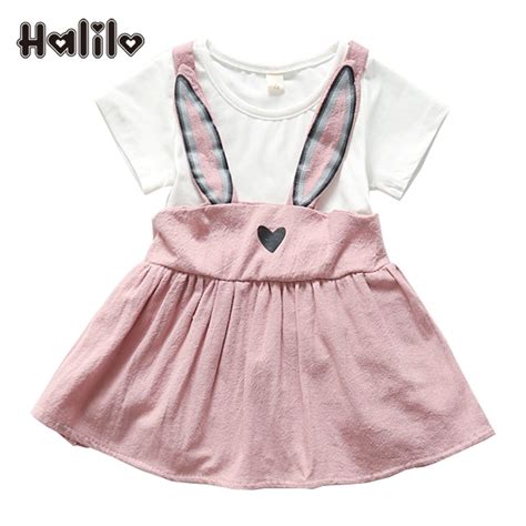 Halilo Baby Girl Summer Dress Cute Princess 1st Birthday Dress Baby