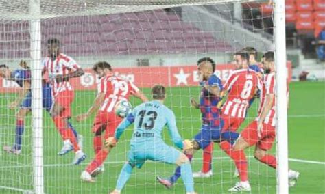 Messi Scores 700th Goal But Barca Held By Atletico Sport Dawn
