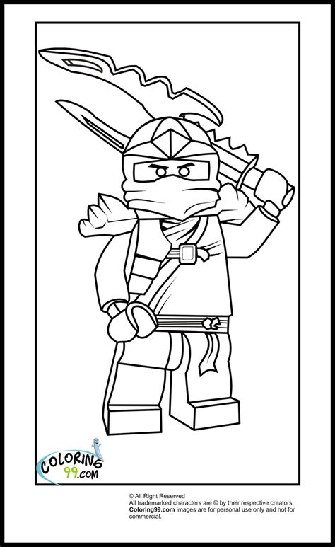 LEGO Ninjago Coloring Pages | Team colors
