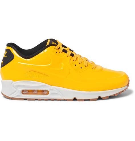 Nike Air Max 90 Vt Patent Leather Sneakers In Yellow For Men Lyst Uk