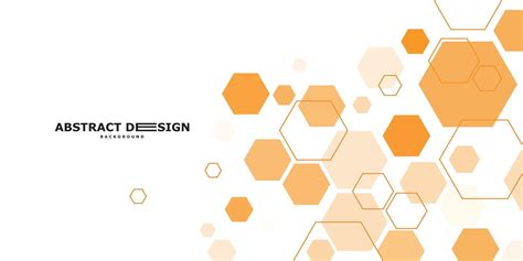 Abstract Hexagon Frame For Futuristic Banner Template Technology