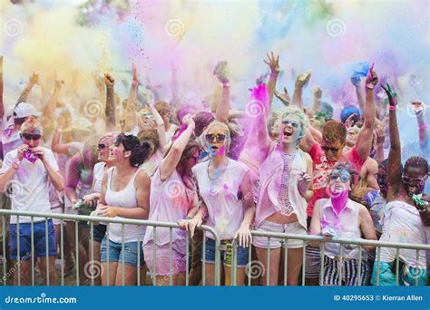 Festival Of Colour Holi One Party Editorial Stock Photo Image Of
