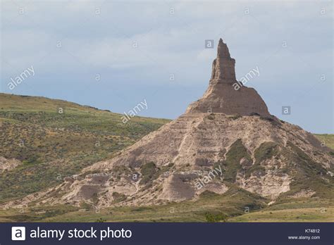 Chimney Rock In Nebraska Stock Photo Alamy