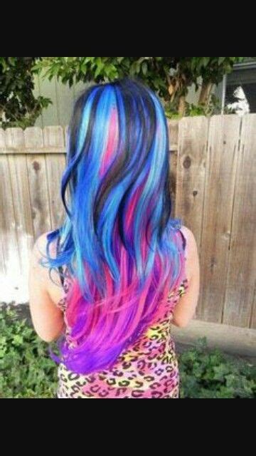 I just use run of the mill pastels from the art store. Love the blue | Hair styles, Hair chalk, Tumblr hair