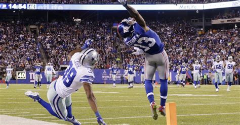New York Giants Odell Beckham Jr Makes Incredible One Handed Catch