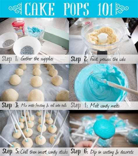 Cake Pops 101 Tutorial Step By Step Instruction On How To Make Cake
