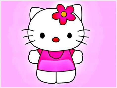 Sketsa Hello Kitty: Comel, Cantik, Unik dan Paling