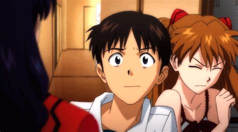 Asuka X Shinji In 2021 Neon Evangelion Neon Genesis Evangelion