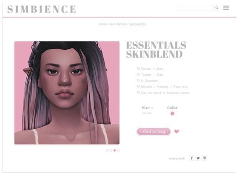 Essentials Skinblend Simbience On Patreon The Sims 4
