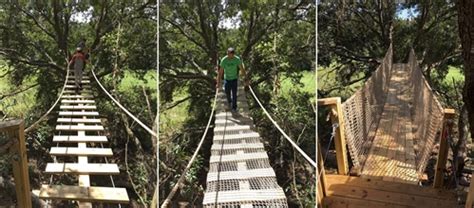 This short bridge is the only thing connecting a tiny irish island to the mainland. Rope Bridges | Cable Bridge Kits