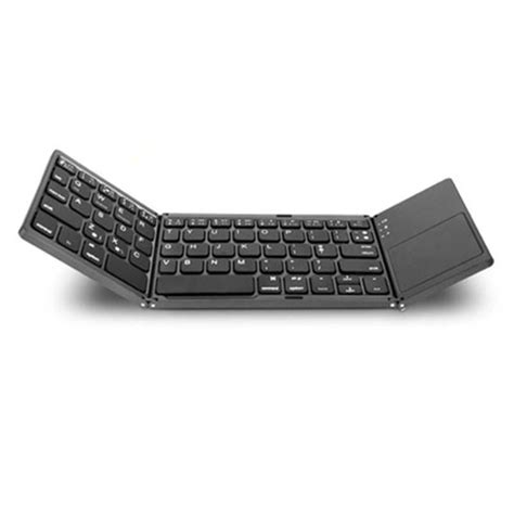 Foldable Bluetooth Keyboard With Touchpad Portable Wireless Keyboard