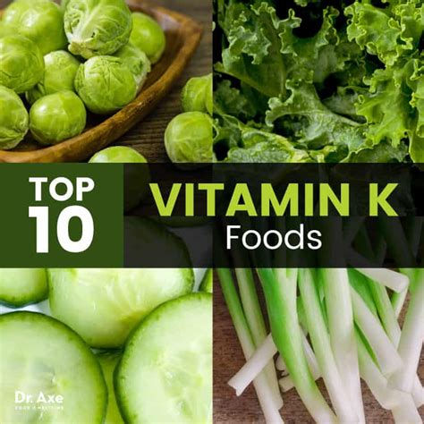 Top 10 Vitamin K Foods And Benefits Of Foods High In Vitamin K Dr Axe