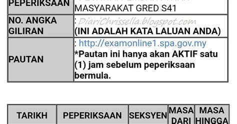 Do not call the irs. PENGALAMAN PEPERIKSAAN ONLINE SPA (S41) - Diari Chrissella