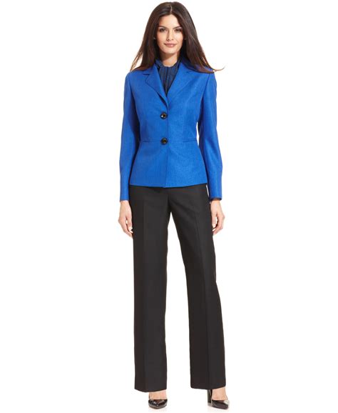 Hot promotions in blazer scarf on aliexpress: MACYS Le Suit Belted Utility Blazer Pantsuit & Scarf 1900957_fpx ---- | Work wear, Suits, Clothes