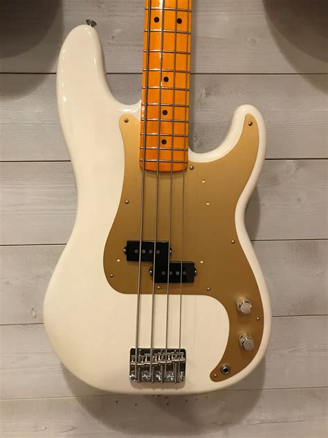 Fender Classic 50s Precision Bass White Gregs Gear Reverb