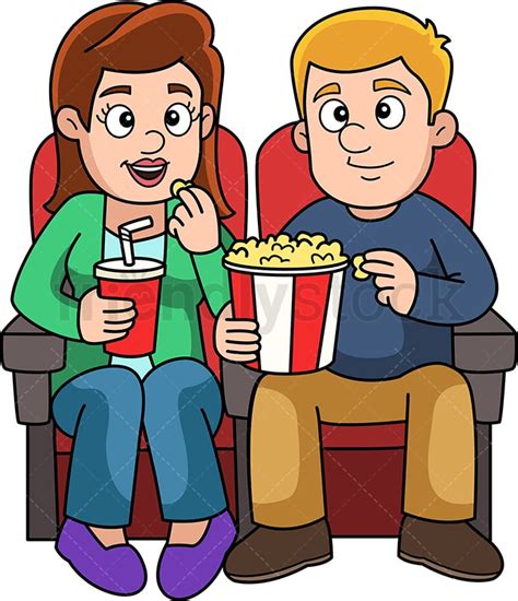 At The Cinema Clipart