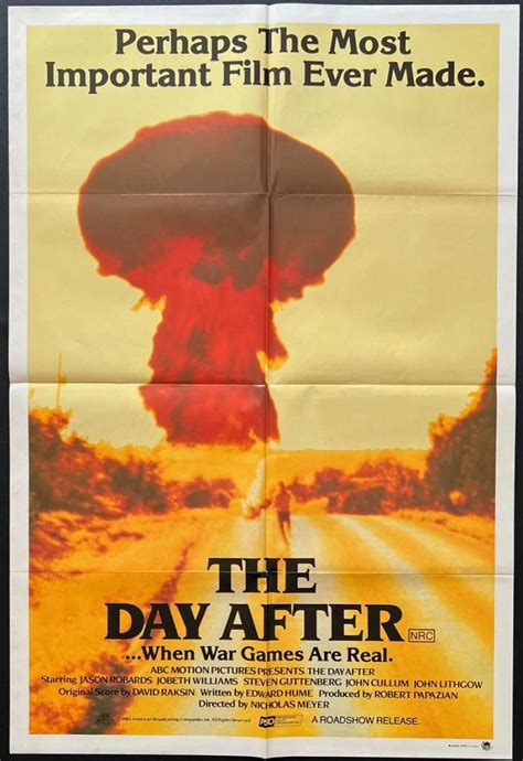 All About Movies The Day After Movie Poster Original One Sheet 1983