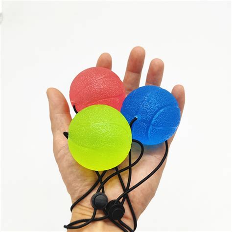 Generic Silicone Grip Ball Hand Finger Strength Exercise Stress Relief Massage Rope Toy Hand