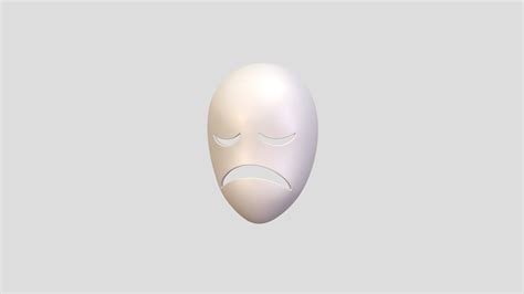 Prop Sad Mask Buy Royalty Free D Model By Balucg F E My Xxx Hot Girl