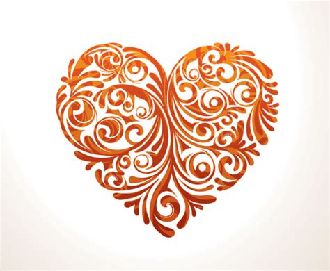 Floral Heart Vector Art And Graphics