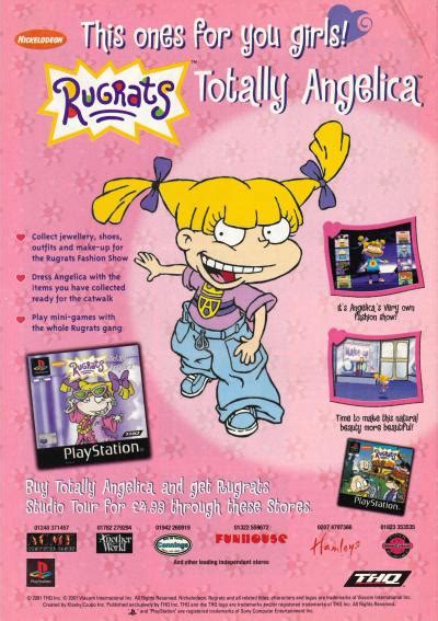 ‘rugrats Totally Angelica Ps1 Uk Magazine Tumbex