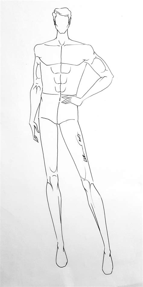 Male Fashion Figures Fashion Model Drawing Fashion Figure Drawing