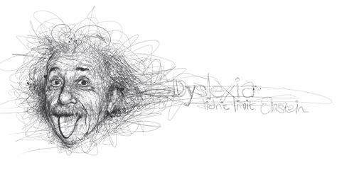 Vince Low Pays Homage To Famous Dyslexics With Realistic Scribble