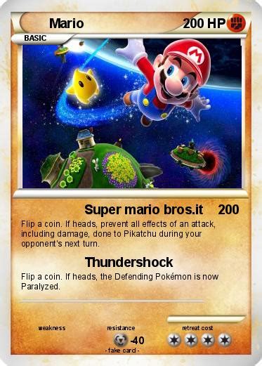 Pokémon Mario 7134 7134 Super Mario Brosit My Pokemon Card