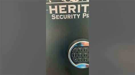 How To Unlock And Reset Security Code On A Heritage Gun Safe Nl