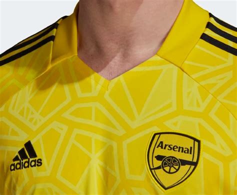 New Arsenal Goalkeeper Shirt 2022 23 Adidas Unveil Yellow Gk Kit