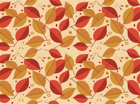 Autumn Leaf Pattern By Edt Graphics On Dribbble