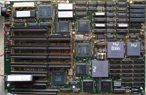 This Is What Old School Motherboards Used To Look Like This Is A 386