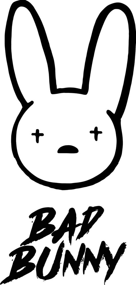 Bad Bunny Logo vector download, Bad Bunny Logo 2021, Bad Bunny Logo png