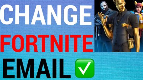 How To Change Fortnite Email Epic Games Email Youtube