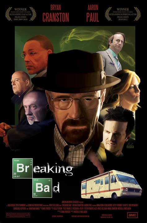 Breaking Bad Tv Show Poster 13x19 Inches