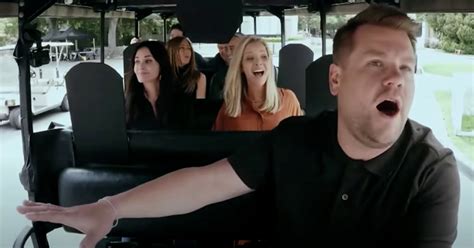 The show spawned the successful carpool karaoke sketch. Watch 'Friends' cast sing iconic theme song with James Corden