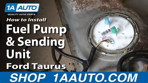 How To Replace Fuel Pump Sending Unit 2001 06 Ford Taurus 1a Auto