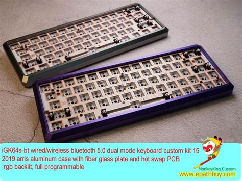 60 Aluminum Mechanical Keyboard Diy Kit Custom Wireless
