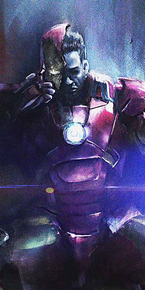 1080x2160 Iron Man Sitting On Throne One Plus 5thonor 7xhonor View 10
