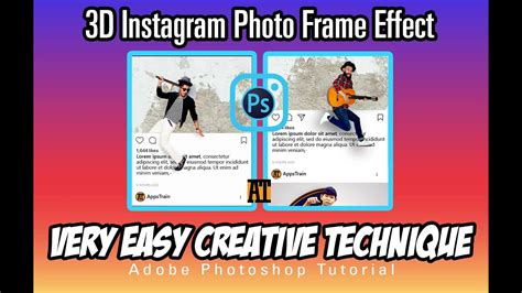 Mar 20, 2008 · create a 3d frame effect in photoshop. 3D Instagram Photo Frame Effect: Very Easy Photoshop ...