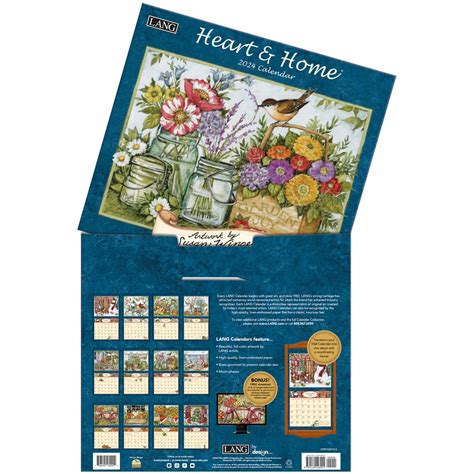 2024 Lang Heart And Home By Susan Winget Deluxe Wall Calendar Art