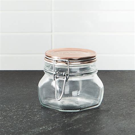 Fido was really accommodating towards the needs of our business. Fido Jar with Copper Clamp Lid .5-Liter | Crate and Barrel